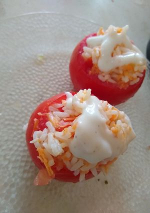 Una foto de Tomates rellenos
