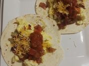 A picture of breakfast burrito