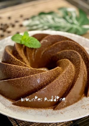 Foto resep Puding Brownies
