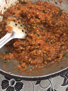 A picture of Baingan ka Bharta.