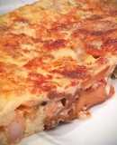 Tortilla de gambas con Rossinyols y Camagrocs