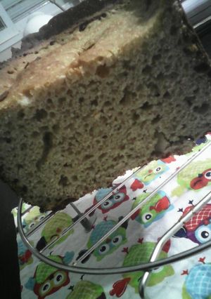 Una foto de Pan básico sin gluten en máquina de pan