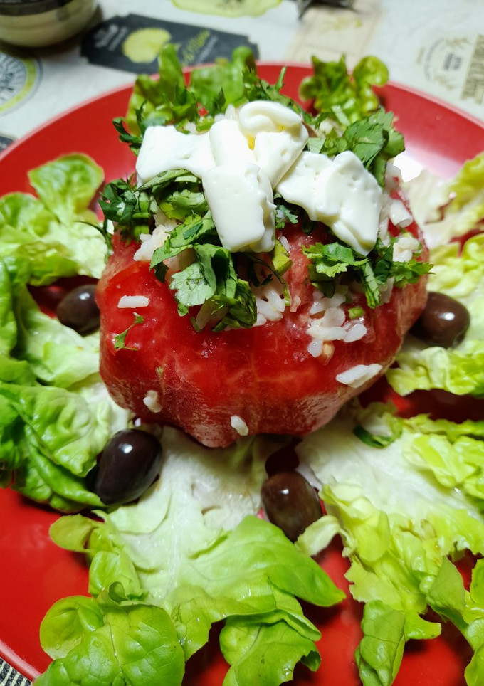 Una foto de Tomates rellenos