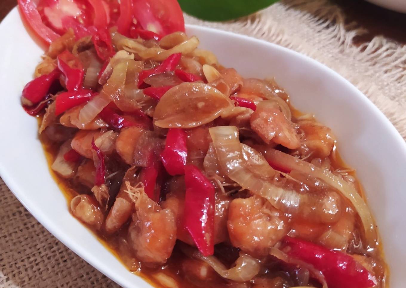 Udang Saus Pedas
