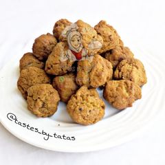 A picture of Milky cin-cin with peanut leftover ingredients.