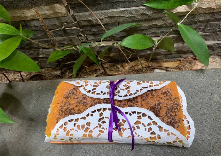 Cara Gampang meracik Pumpkin Cake yang simpel