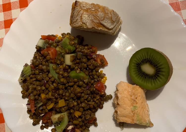 Salade de lentilles