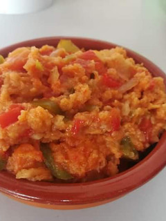 Una foto de Sopa de tomate andaluza