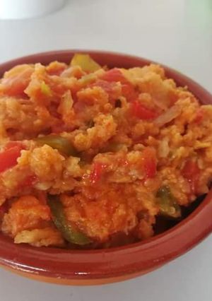 Una foto de Sopa de tomate andaluza