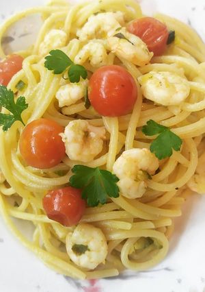 Foto di Spaghettoni ai gamberetti