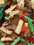 Oseng kikil janggel buncis