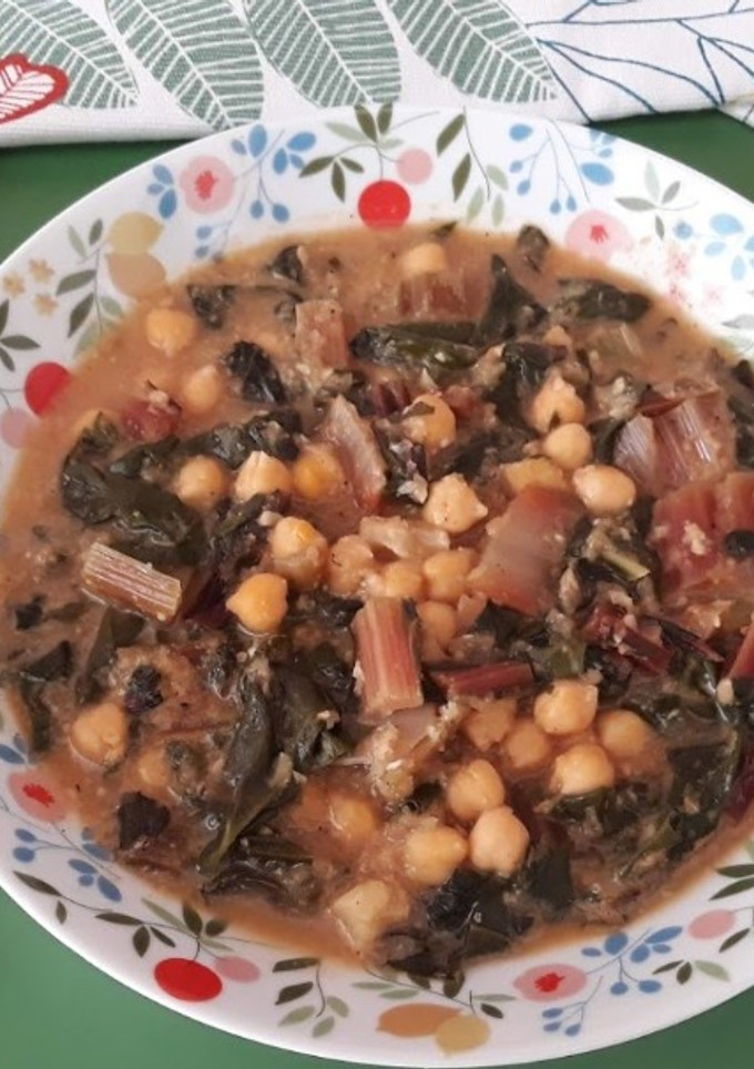 Una foto de Acelgas con garbanzos