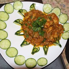A picture of Koyla chicken karahi.