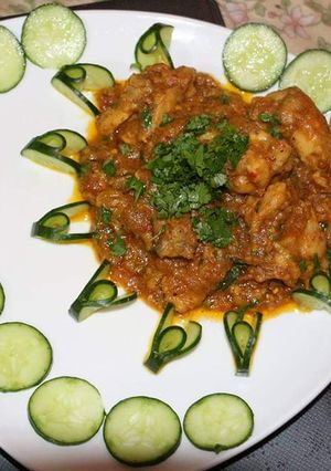 A picture of Koyla chicken karahi.