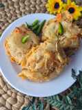 Tahu isi aci sayur cemilan khas indonesia