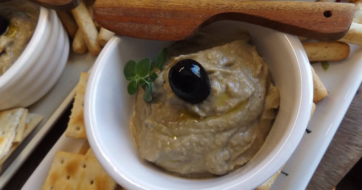 Baba ganoush, paté de berenjena con tahini Receta de Cuqui Bastida- Cookpad
