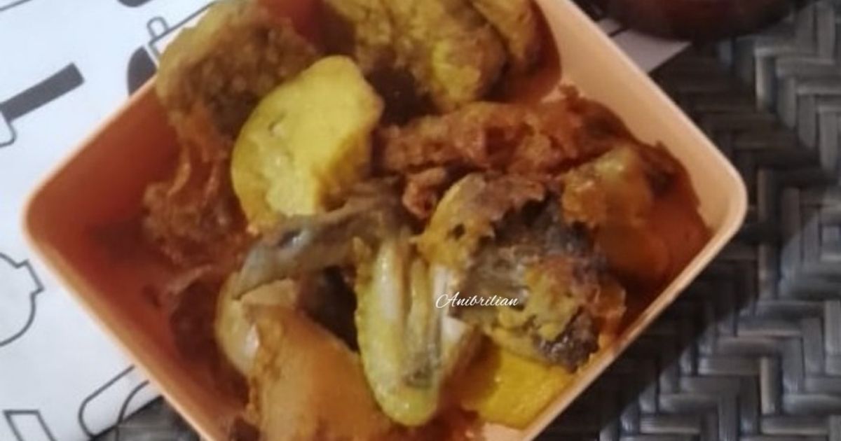 Ayam tempe tahu goreng