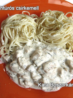 Kapros-juhtúrós csirkemell :) recept fotója