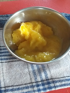 Una foto de Helado vegano de mango