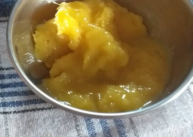 Helado vegano de mango