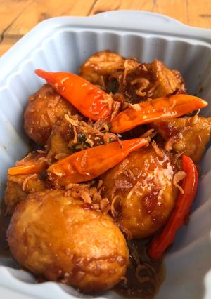 Foto resep Semur kecap tahu telur