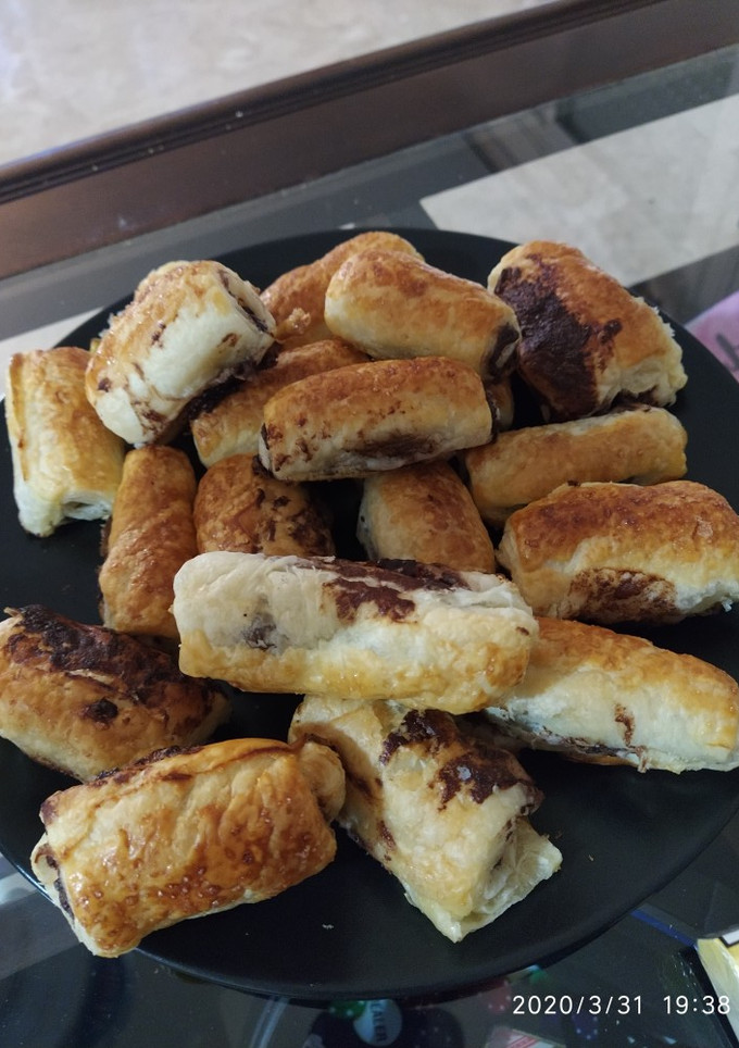 Una foto de Hojaldritos de Nutella