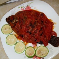 A picture of Wet fry fish#4weeks challenge.