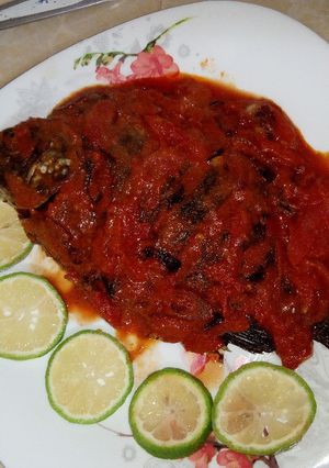 A picture of Wet fry fish#4weeks challenge.