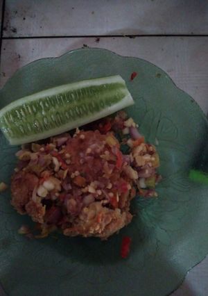 Foto resep Ayam geprekk sambal matha