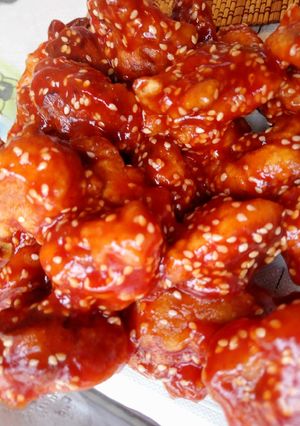 Kínai szezámmagos csirke recept fotója