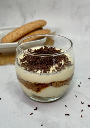 Una foto de Tiramisú express