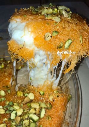 صورة لوصفة كنافة بالجبنه