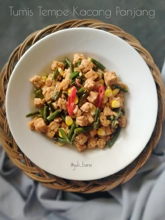 Cara Mudah Menyiapkan Resep Tumis Tempe Kacang Panjang yang Enak Banget Anti Ribet, Bikin Ngiler