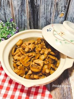 Foto resep Ayam Jamur Kecap