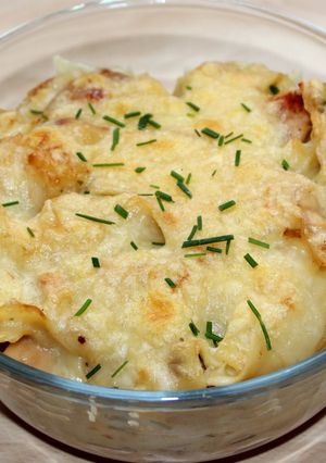 Ananászos-csirkés sült tészta recept fotója