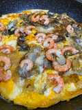 Shrimp and Oyster Omelette
