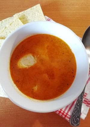 Egyszerű tojásleves gluténmentesen recept fotója