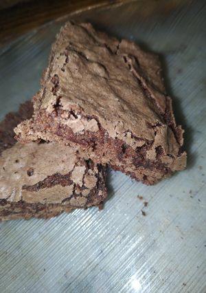 Una foto de Brownie de chocolate