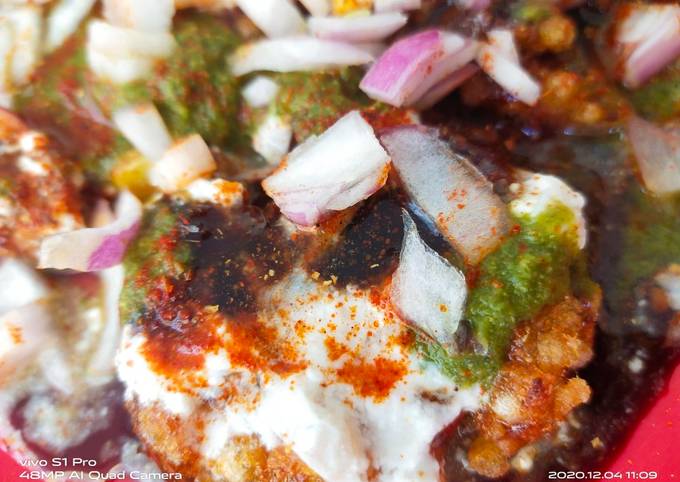Steps to Make Perfect Sabudana vada chaat