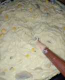 Spaghettis en salsa blanca