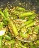 Green Chilly Pickles
