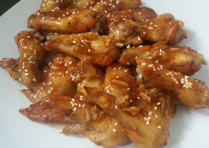 Honey chicken wings (ayam panggang madu)