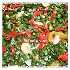 A picture of Kacang Panjang Tumis Ebi.