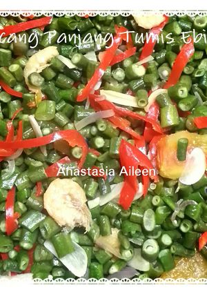 Foto resep Kacang Panjang Tumis Ebi