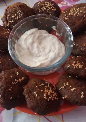 O poză a rețetei Falafel (chifteluțe din năut).