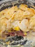 Potato Gratin w/ beef & boiled egg