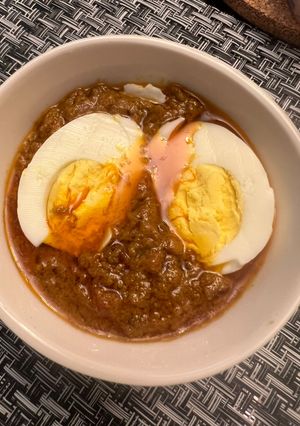 A picture of Masala Egg.