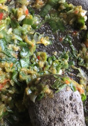 Foto resep Sambal Bawang Daun