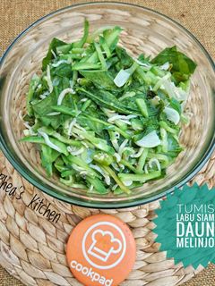 Foto resep Tumis Labu Siam Daun Melinjo