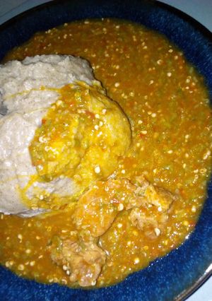 A picture of Tuwon gero da dayan okro.